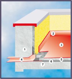 Balkónová rohová vpusť PVC L 345, 48x56 mm