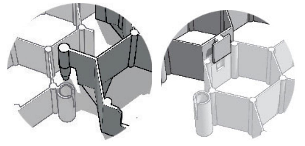 Stabilizační pojezdová plástev do štěrku s integrovanou geotextilií 1166x800x30mm